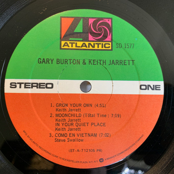 Gary Burton & Keith Jarrett : Gary Burton & Keith Jarrett (LP, Album, RE, PR )