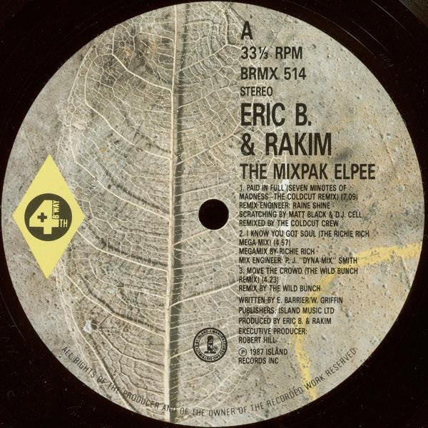 Eric B. & Rakim : Paid In Full (LP, Album + LP + Ltd)