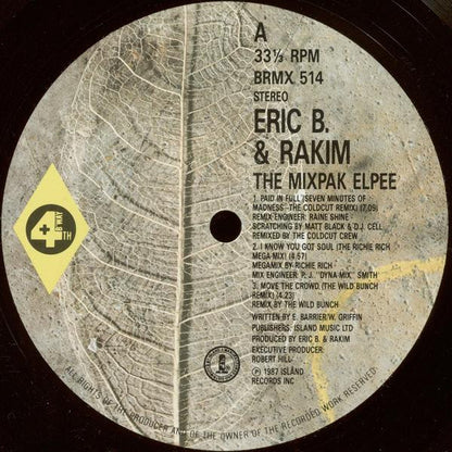 Eric B. & Rakim : Paid In Full (LP, Album + LP + Ltd)