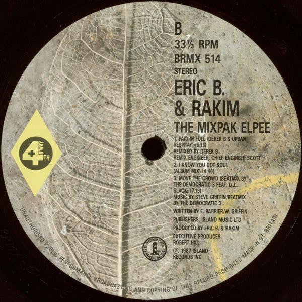Eric B. & Rakim : Paid In Full (LP, Album + LP + Ltd)
