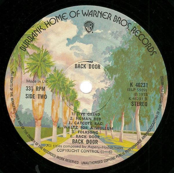 Back Door : Back Door (LP, RE, Gat)