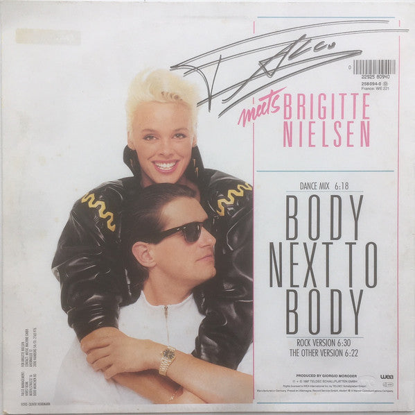 Falco Meets Brigitte Nielsen : Body Next To Body (12", Single)