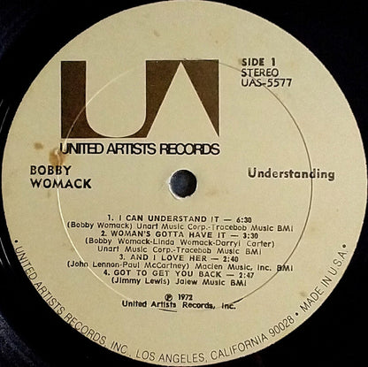Bobby Womack : Understanding (LP, Album, All)