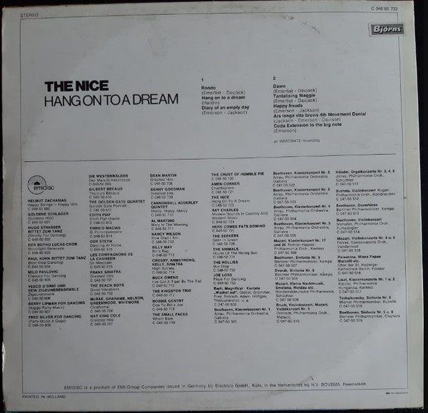 The Nice : Hang On To A Dream (LP, Comp)