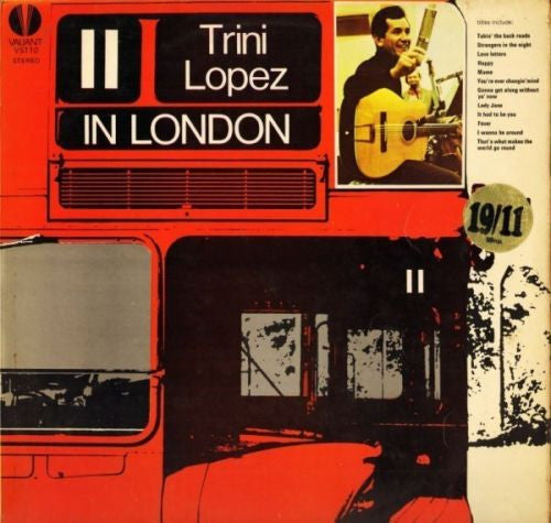 Trini Lopez : Trini Lopez In London (LP, Album, RE)
