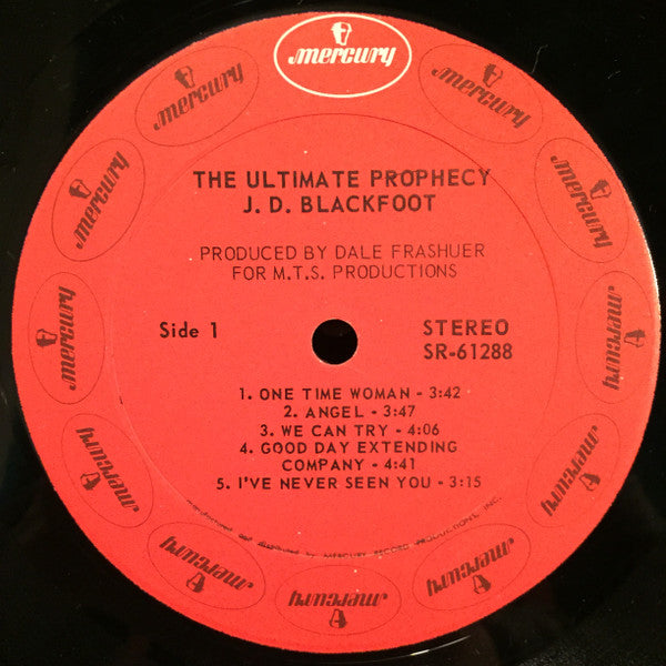 J. D. Blackfoot : The Ultimate Prophecy (LP, Album)