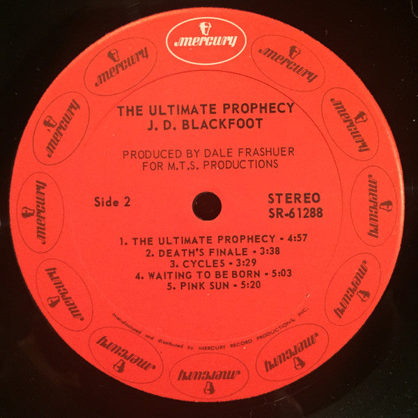 J. D. Blackfoot : The Ultimate Prophecy (LP, Album)