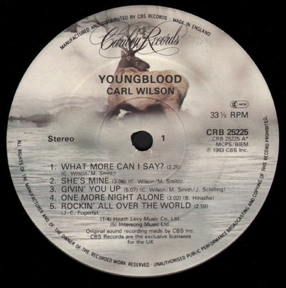 Carl Wilson : Youngblood (LP, Album)