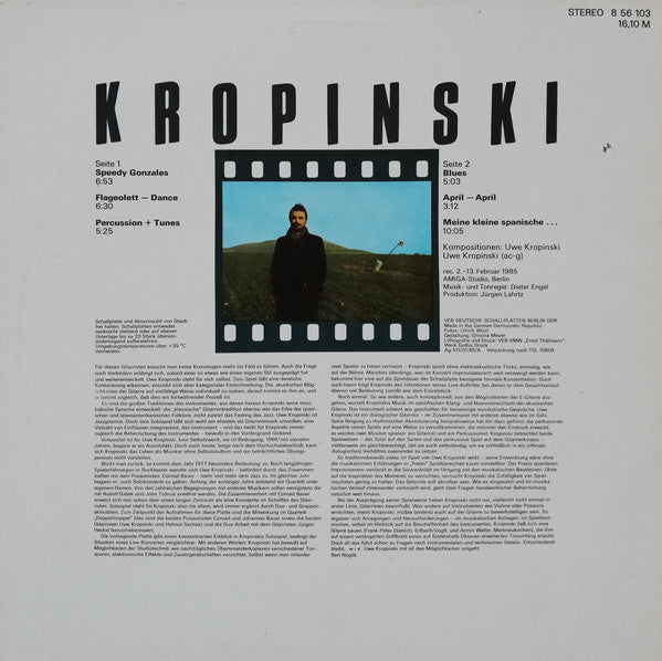 Uwe Kropinski : Solo (LP, Album)