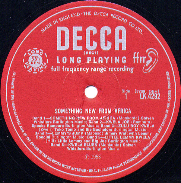 Various : Something New From Africa (LP)