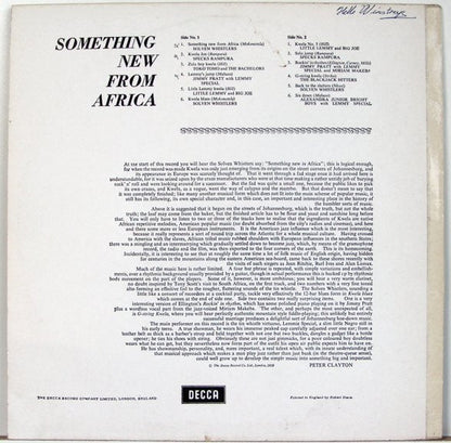 Various : Something New From Africa (LP)