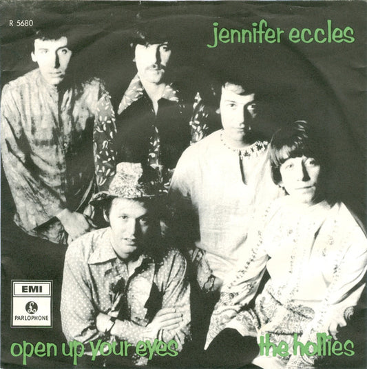 The Hollies : Jennifer Eccles / Open Up Your Eyes (7", Single, Mono)