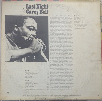 Carey Bell : Last Night (LP, Album)