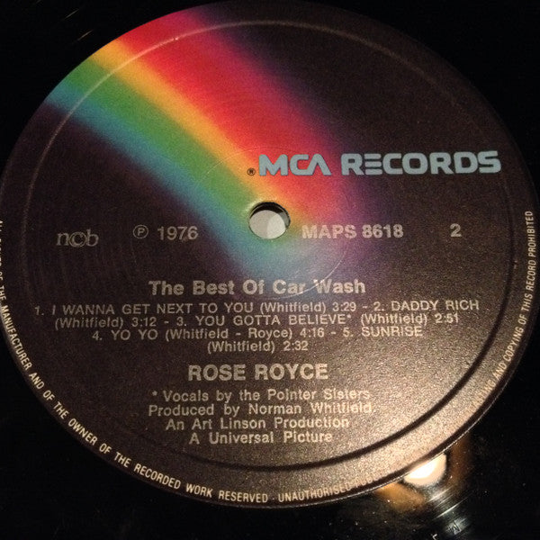 Rose Royce : The Best Of Car Wash (LP, Album)