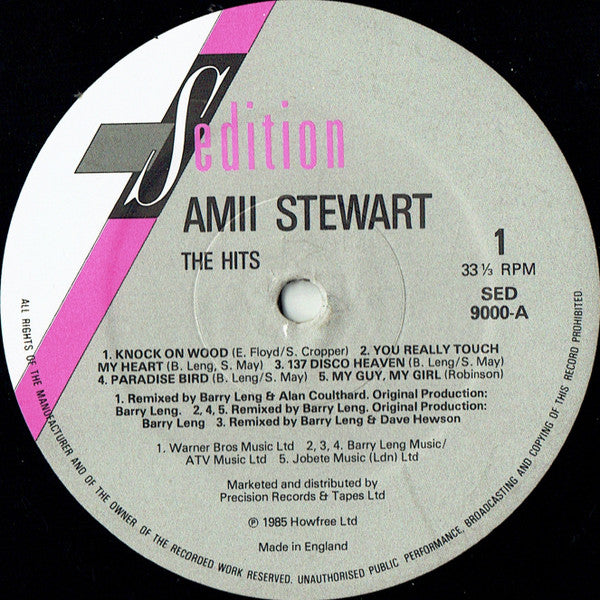 Amii Stewart : The Hits (LP, Comp)