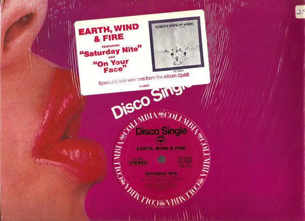 Earth, Wind & Fire : Saturday Nite / On Your Face (12", Single)