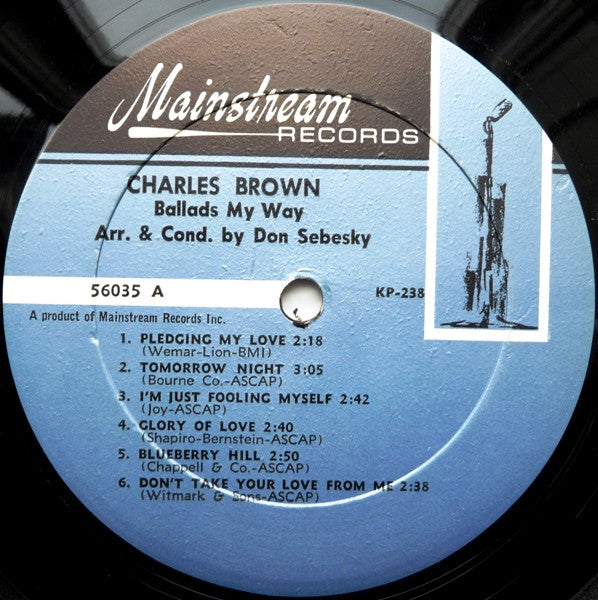 Charles Brown : Ballads My Way (LP, Album, Mono)