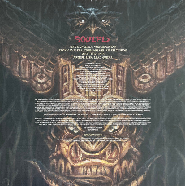 Soulfly : Totem (LP, Album, Ltd, Gol)