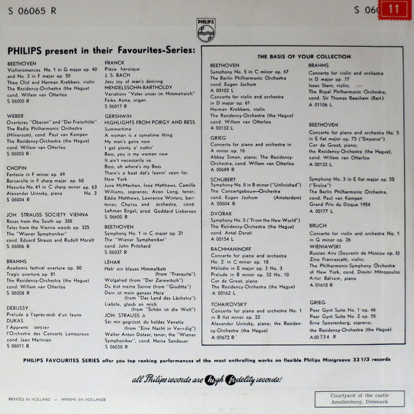 Daniel Friedrich Rudolph Kuhlau, The Poul Birkelund Quintet : Quintet In A Major Op. 51 No. 3 (10", Mono)