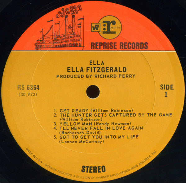 Ella Fitzgerald : Ella (LP, Album, Ter)