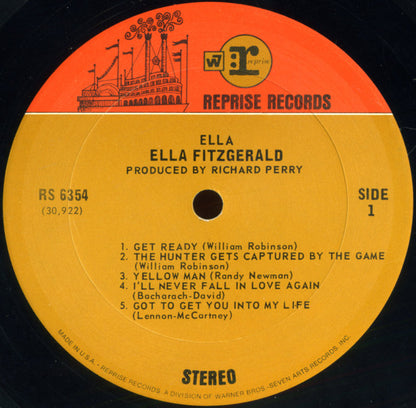 Ella Fitzgerald : Ella (LP, Album, Ter)