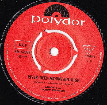 Annisette & Dandy Swingers : Stay With Me Baby / River Deep-Mountain High (7", Single, Mono)