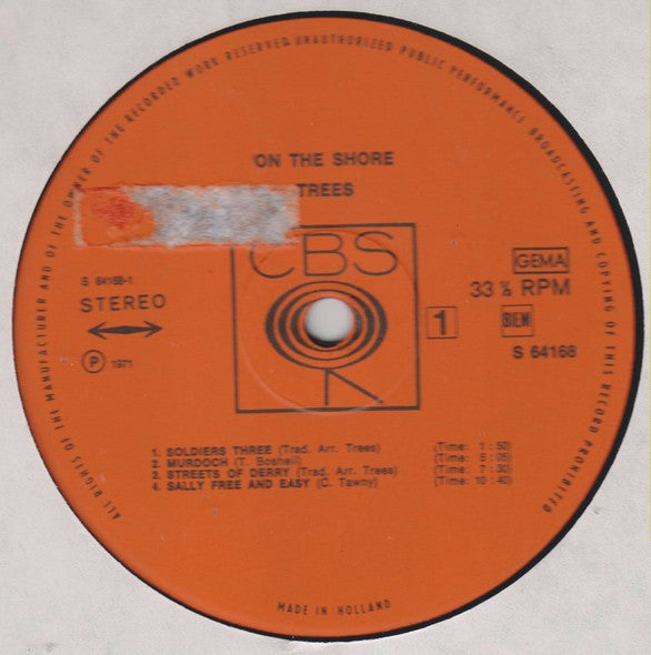Trees (3) : On The Shore (LP, Album, RE)