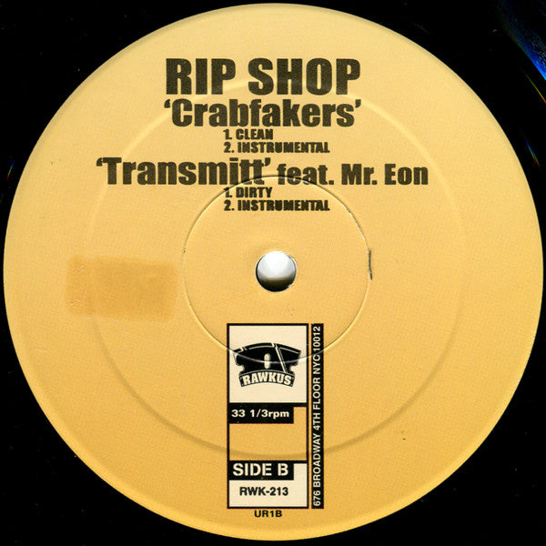 Ripshop : Versus / Crabfakers / Transmitt (12")