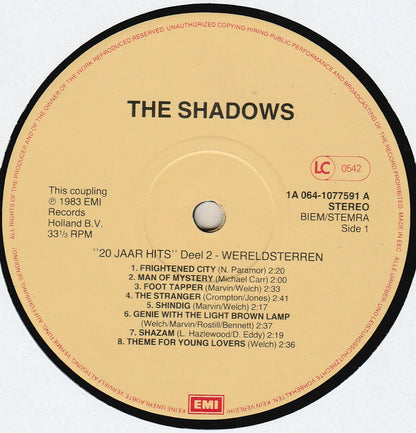 The Shadows : 20 Jaar Hits Deel 2 (LP, Comp)