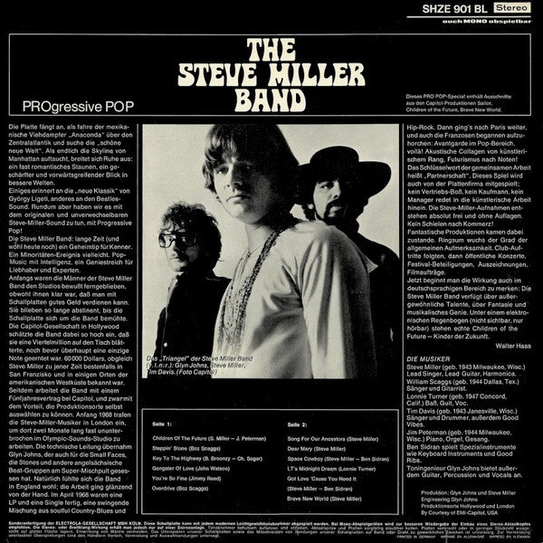 Steve Miller Band : PROgressive POP (LP, Comp, S/Edition)