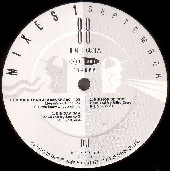 Various : September 88 - Mixes 1 (12", P/Mixed)