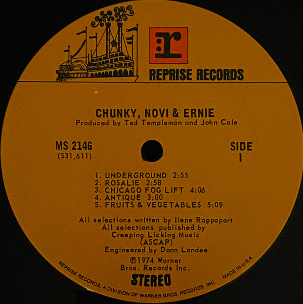 Chunky, Novi & Ernie : Chunky, Novi & Ernie (LP, Album, Pit)