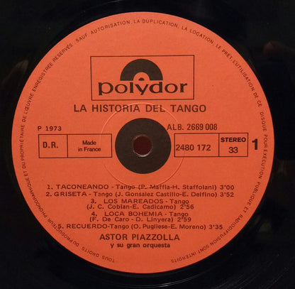 Astor Piazzolla : Histoire Du Tango (2xLP, Comp, RE, Gat)