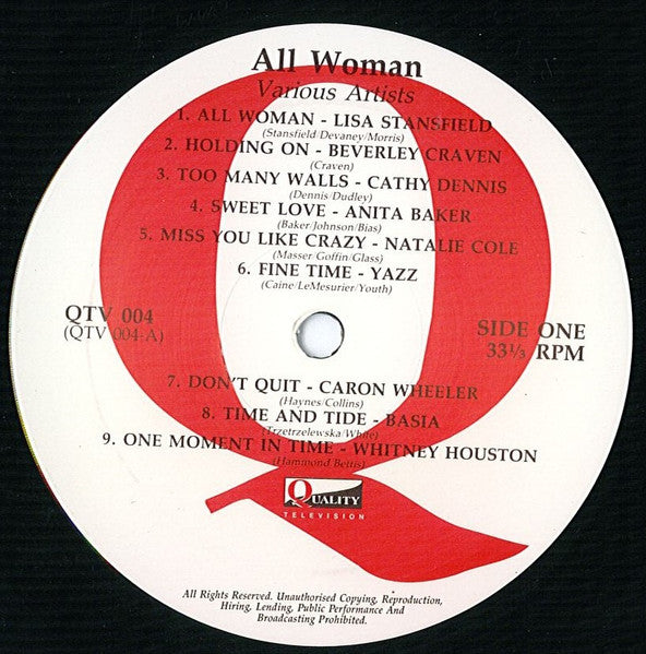 Various : All Woman (LP, Comp)