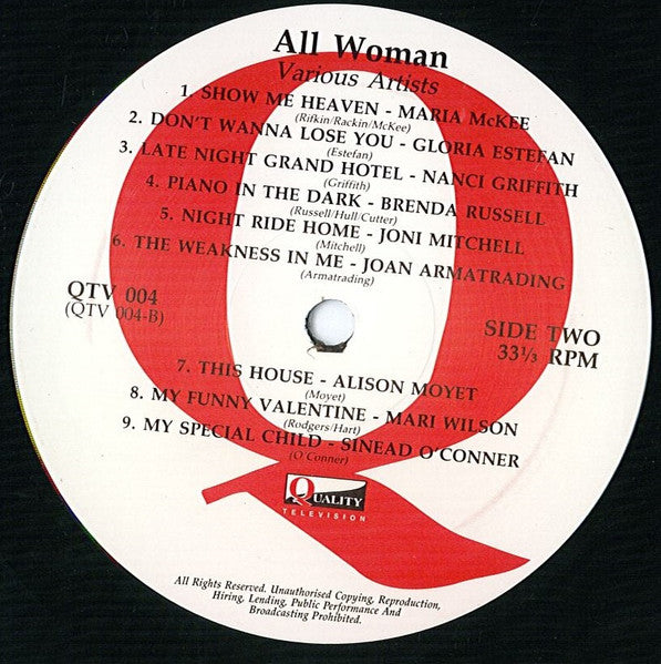 Various : All Woman (LP, Comp)