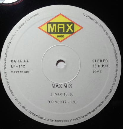 Mike Platinas & Javier Ussia : Max Mix (El Primer Megamix Español) (LP, Comp, Mixed, RE)