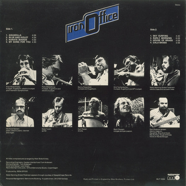 Iron Office : Iron Office (LP, Album)