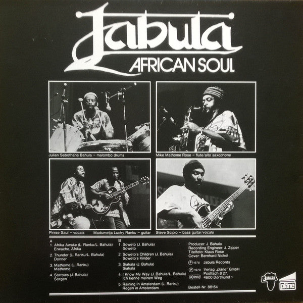Jabula : African Soul (LP, Album)