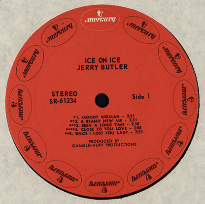 Jerry Butler : Ice On Ice (LP, Album, Mer)