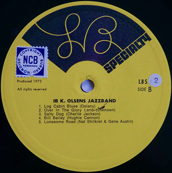 Ib K. Olsens Jazzband : Ib K. Olsens Jazzband 1957, 1959 & 1964 (LP)