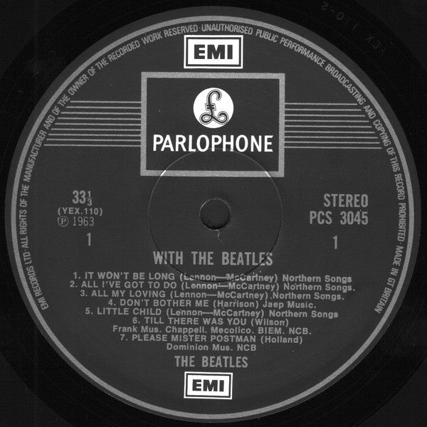 The Beatles : With The Beatles (LP, Album, RE)