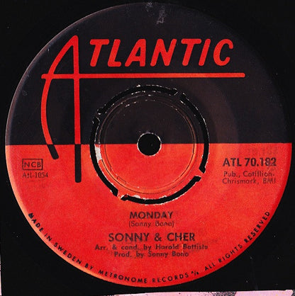 Sonny & Cher : Little Man (7", Single, 4-p)