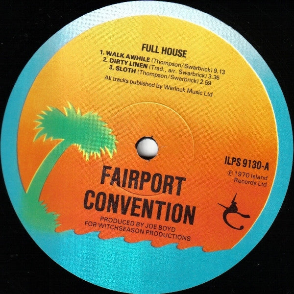 Fairport Convention : Full House (LP, Album, RE, Ora)