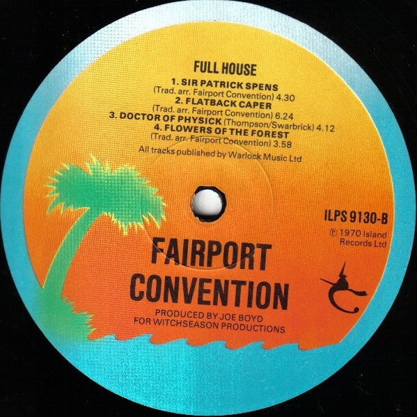 Fairport Convention : Full House (LP, Album, RE, Ora)