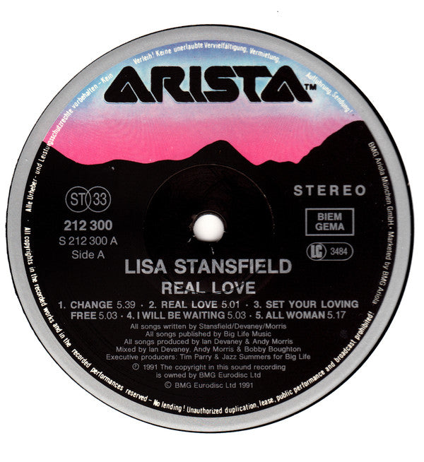 Lisa Stansfield : Real Love (LP, Album)