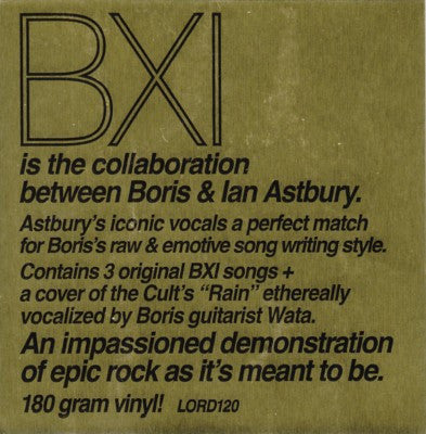 BXI : Boris & Ian Astbury (12", EP)