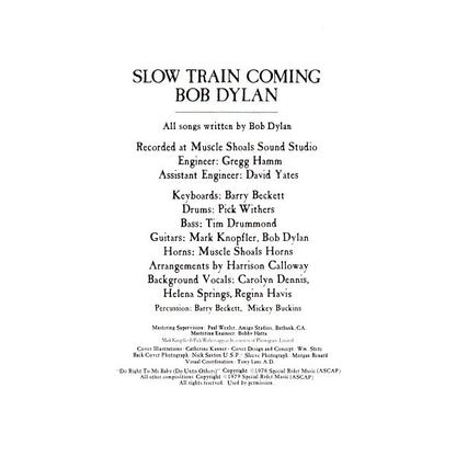 Bob Dylan : Slow Train Coming (LP, Album, RE)