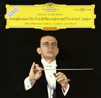 Franz Schubert, Berliner Philharmoniker, Lorin Maazel : Symphonies No.5 In B Flat Major And No.6 In C Major (LP)