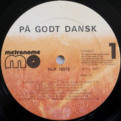 Various : På Godt Dansk (LP, Comp)