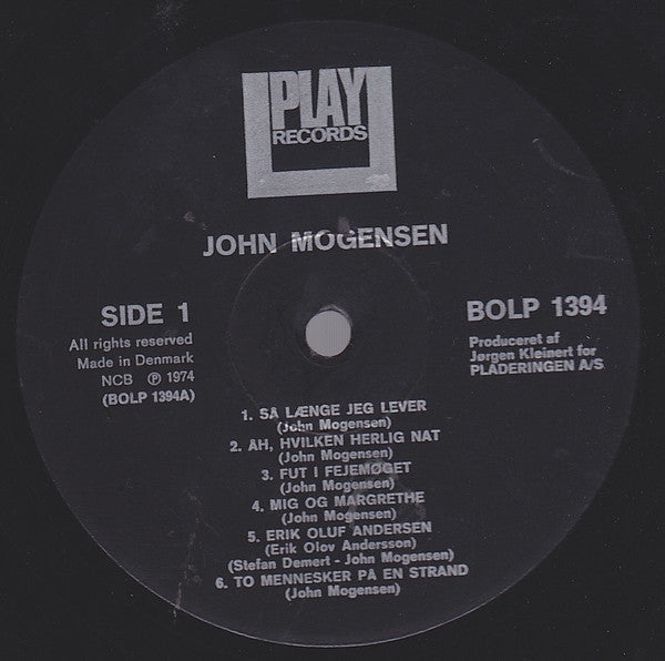 John Mogensen & Daimi : John & Daimi (LP, Comp)